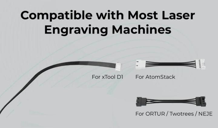 Produktbild XTool D1 Rotary Attachment 2 - RA2 (Zubehör)