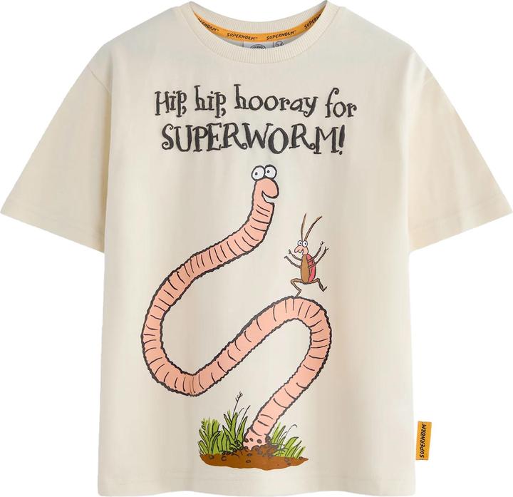 Superworm Hip Hip Hooray TShirt kurzärmlig