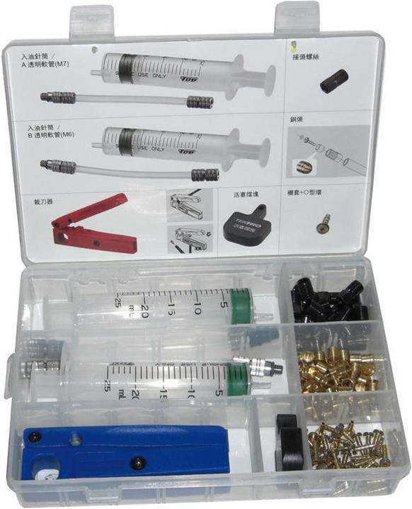 Actual product image Tektro Bleeding kit for disc brakes