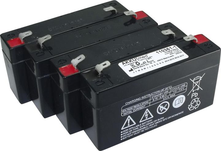 Actual product image XCell Blei Akkueinsatz passend für Völker Patientenbett S960-2W 24 Volt 1,2 Ah CE Konform (1 pcs., Device specific, 1200 mAh, Battery + charger)