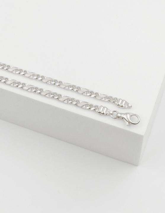 Immagine prodotto Muau Catena di 8 (Oro bianco, 45 cm)