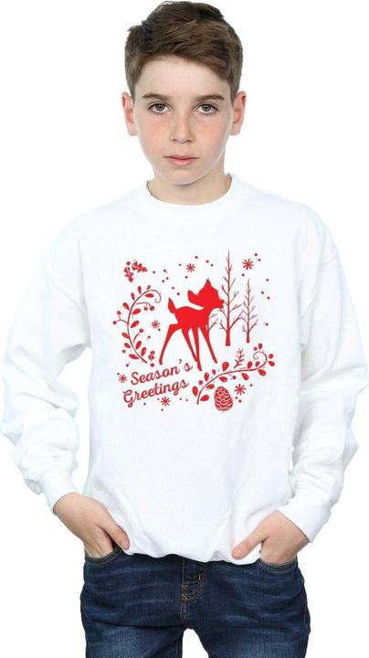 Disney Bambi Christmas Greetings Sweatshirt Jungen