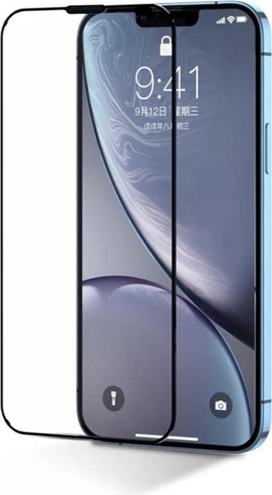 Actual product image Joyroom Tempered Glass HQ-Z33 iPhone 15 with Black Edge (1 Piece, Apple iPhone 15)