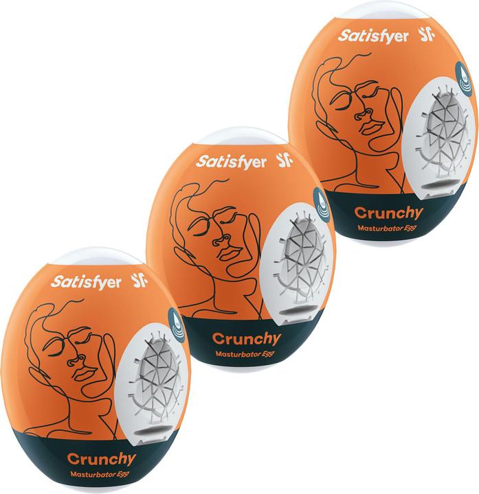 Actual product image Satisfyer Masturbator Egg Set - Chrunchy