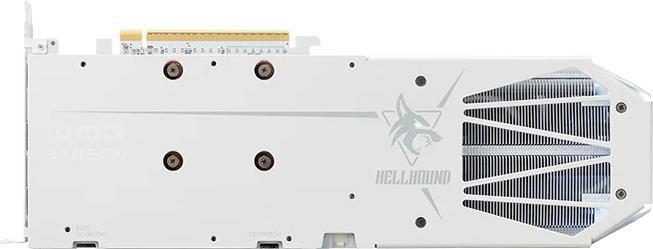 Produktbild Powercolor Radeon RX 9060 XT Hellhound Spectral White - 16GB GDDR6 RAM - Grafikkort (16 GB)