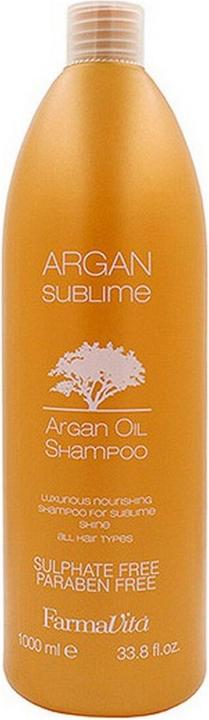Actual product image Farmavita ARGAN SUBLIME shampoo 250 ml (250 ml, Liquid shampoo)