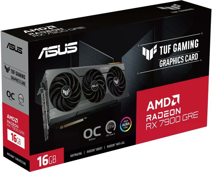 Actual product image ASUS TUF Gaming Radeon RX 7900 GRE OC (16 GB)