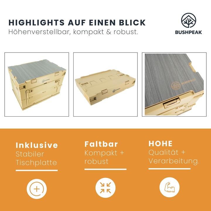 Produktbild Army Shop Faltbare Aufbewahrungsbox - Flexbox 50L (50 l)