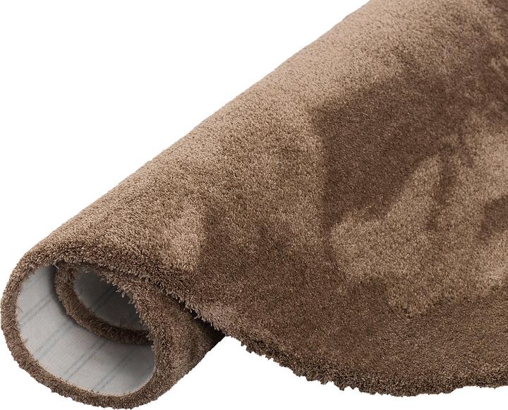 Produktbild Snapstyle Luxus Hochflor Shaggy Teppich Velvet Rund (Ø 100 cm)