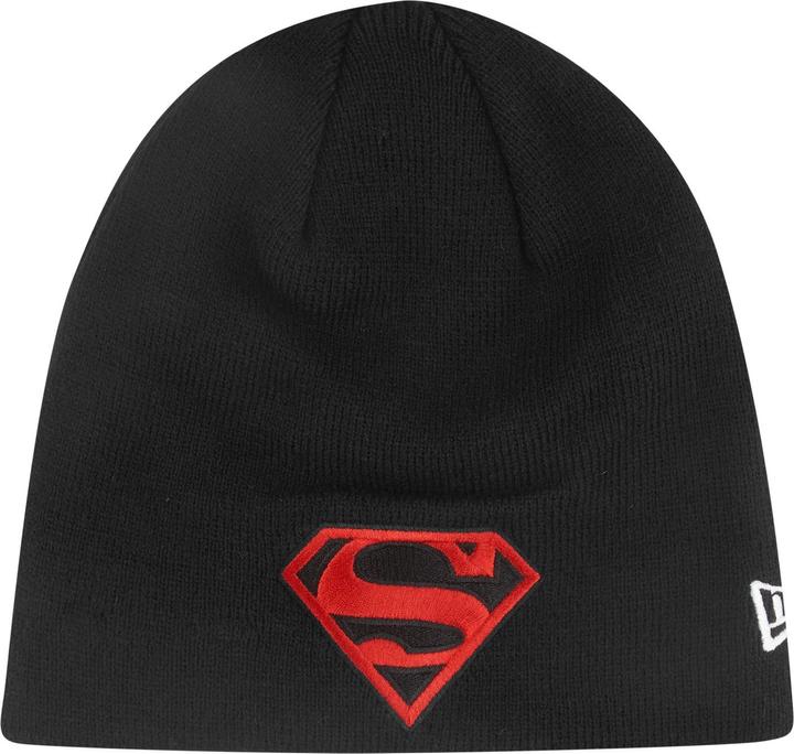 New Era Kinder Wintermütze Beanie - Superman Schwarz (54 - 56)