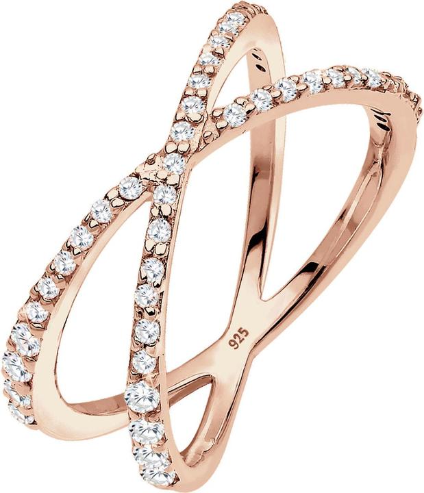 Immagine prodotto Elli Anello Croce Simbolo Zircone Argento 925 (58, 925 Argento)