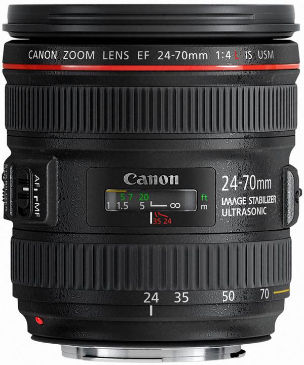Actual product image Canon EF 24-70mm f/4.0L IS USM (Canon EF, full size)