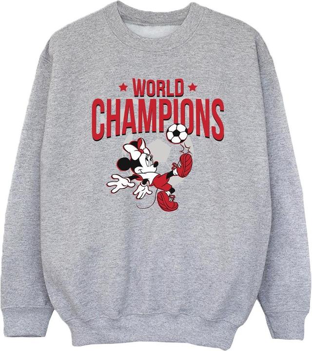 Disney Minnie Mouse World Champions Sweatshirt Mädchen (128)