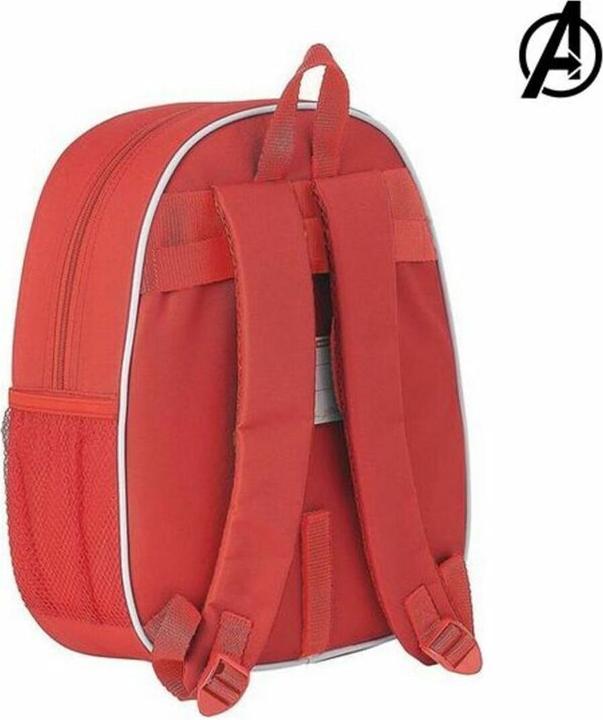 Image du produit Sac à dos pour enfants 3D The Avengers Rouge (10 l)