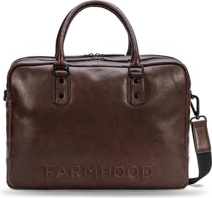 Farmhood Memphis Aktentasche Leder 42 cm Laptopfach (16.14")
