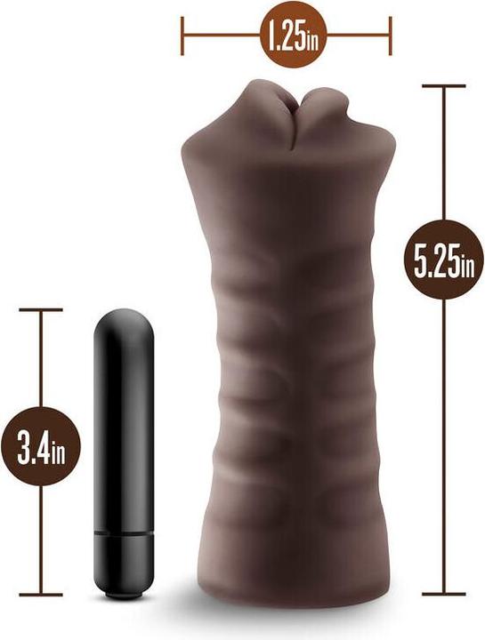 Immagine prodotto HOT Cioccolato - Masturbatore Heather con palla vibrante - bocca