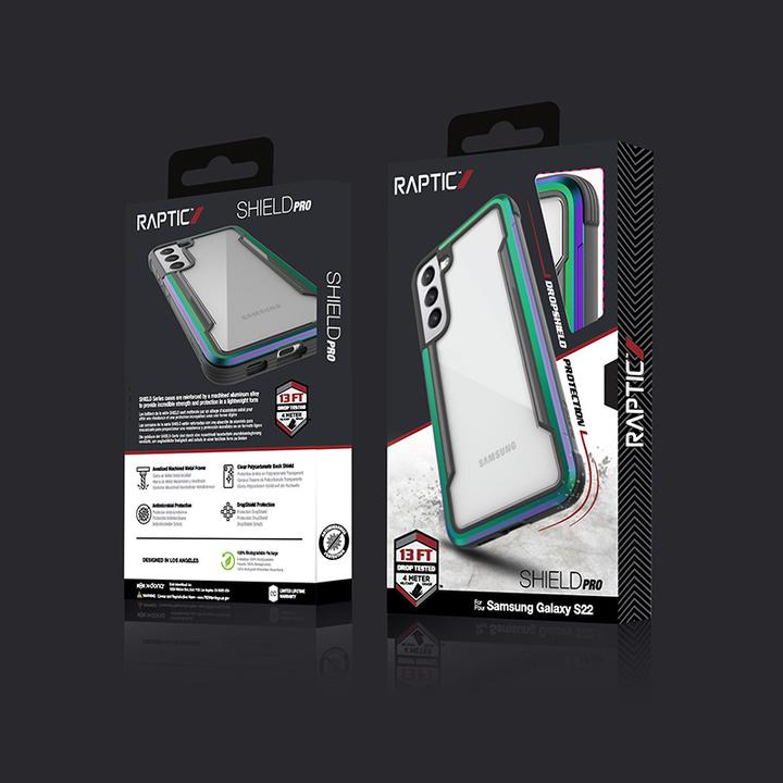 Image du produit Raptic Coque Shield Pro Samsung Galaxy S22 Iridescent (Samsung Galaxy S22)