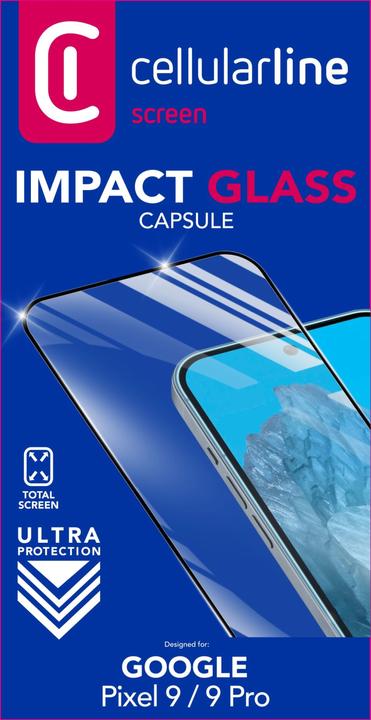 Produktbild Cellularline Impact Glass Capsule (1 Stück, Google Pixel 9)
