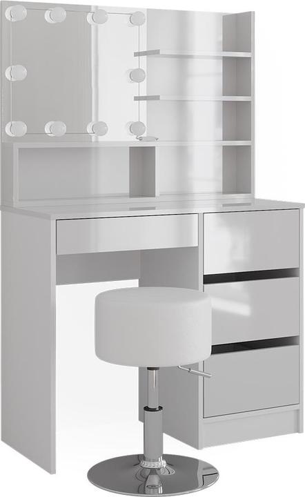 Vicco Sherry mit Hocker und Beleuchtung (90 x 75 x 40 cm)