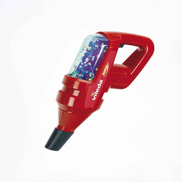 Immagine prodotto Theo Klein 6720 Carrello per le pulizie Vileda con aspirapolvere verticale I Include vari accessori tra cui moc