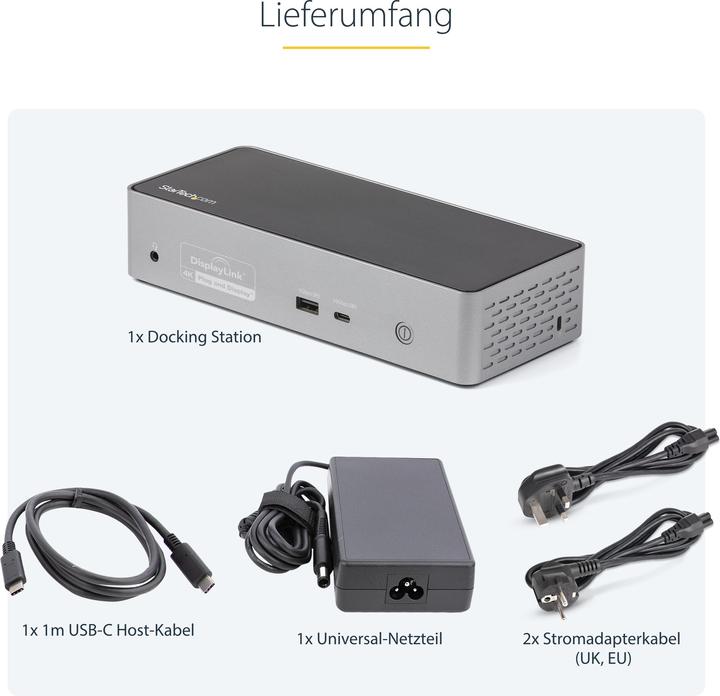 Immagine prodotto StarTech DK31C4DPPDUE (USB-C, 14 Porti)