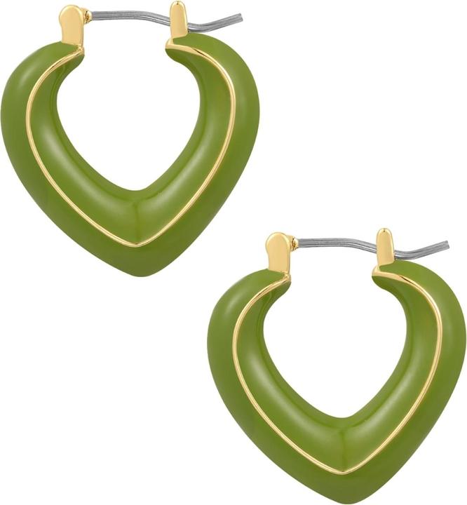 Actual product image Yokoamii Ladies hoop earrings metal alloy - 36550 (Metal alloy)