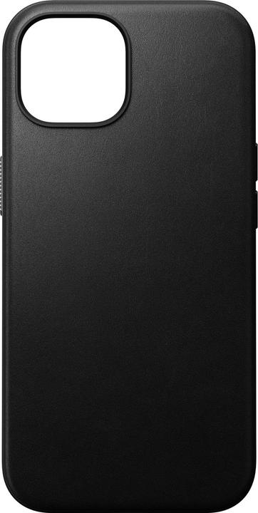 Nomad Back Cover Modern Leer iPhone 15 Zwart (Apple iPhone 15)