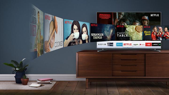 Actual product image Samsung Qe55q6f (55", LCD, 4K, 2017)