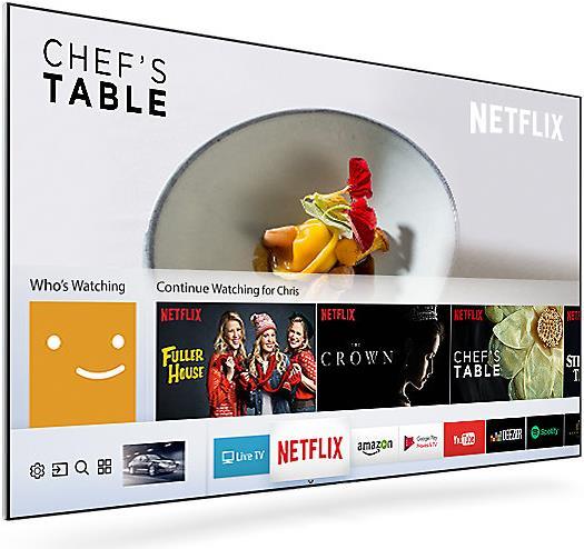 Actual product image Samsung Qe55q6f (55", LCD, 4K, 2017)
