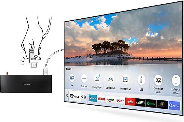 Actual product image Samsung Qe55q6f (55", LCD, 4K, 2017)