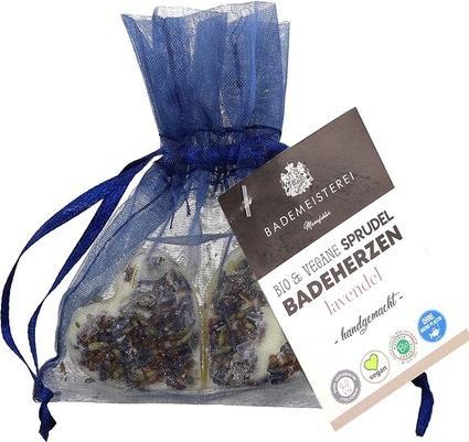Bademeisterei Badeherzen Blüten Lavendel