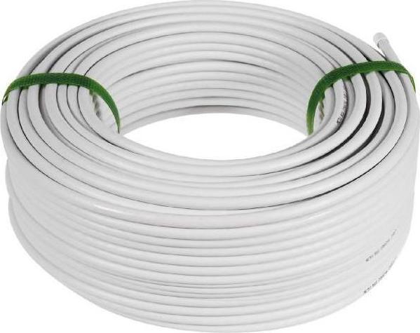 Produktbild Maclean Bobine de Câble antenne 100m (Blanc) (75 dB, Antennenkabel)