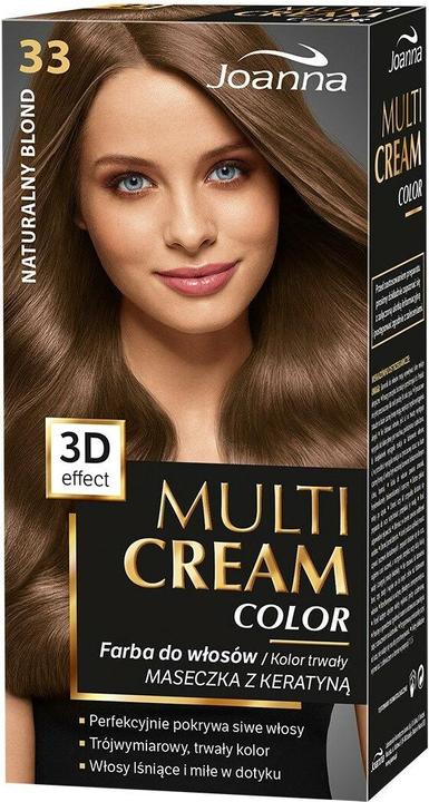 Image du produit Joanna Multi Cream Color Hair Dye 33 Naturalonde (33 Blonde naturelle)