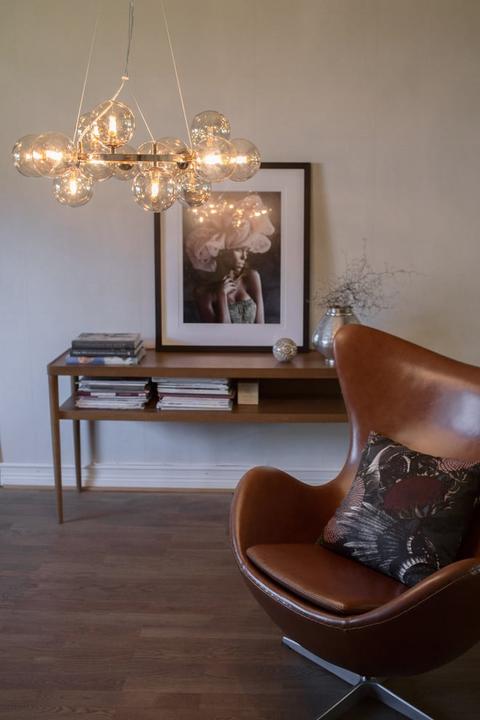 Actual product image By Rydens Pendant light Splendor Ø58cm Gold Amber 15xG9 4200970-5503 (G9)