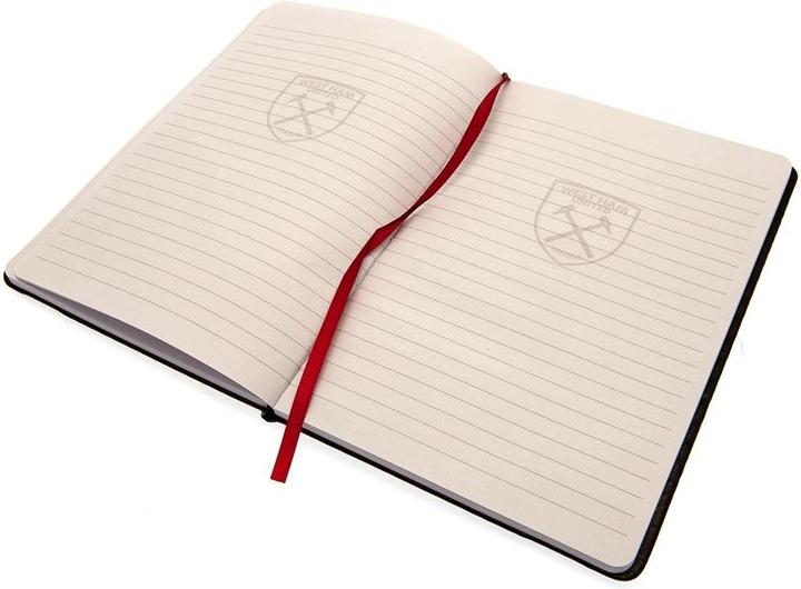 Produktbild West Ham United FC Notizbuch Premium Mit Bündchen Kunstleder (A5, Liniert)