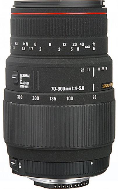 Image du produit Sigma 70-300mm, f/4.0-5.6 DG Macro, Nikon (Nikon F, Plein format)