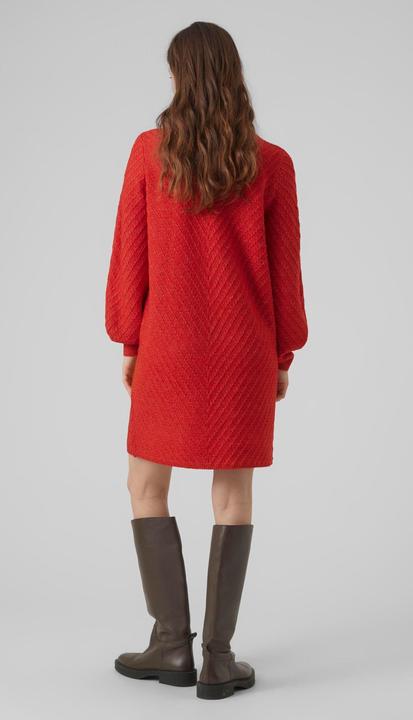 Image du produit Vero Moda VMANJASTINNA HIGHNECK ZIP DRESS GA EXC Robe en maille (XS)
