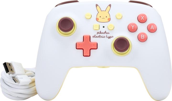 Image du produit PowerA Manette filaire améliorée pour Nintendo Switch - Type électrique Pikachu (Switch)