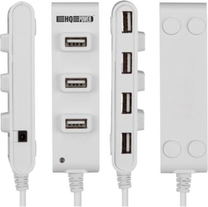 Actual product image Velleman HIGH SPEED USB 2.0 HUB - 7 PORTS (USB-A, 7 Ports)