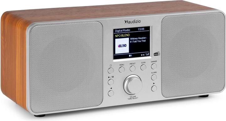 Produktbild Audizio DAB+ Radio Genua Silber, Radio Tuner: FM, DAB+ (DAB+, FM, Bluetooth)