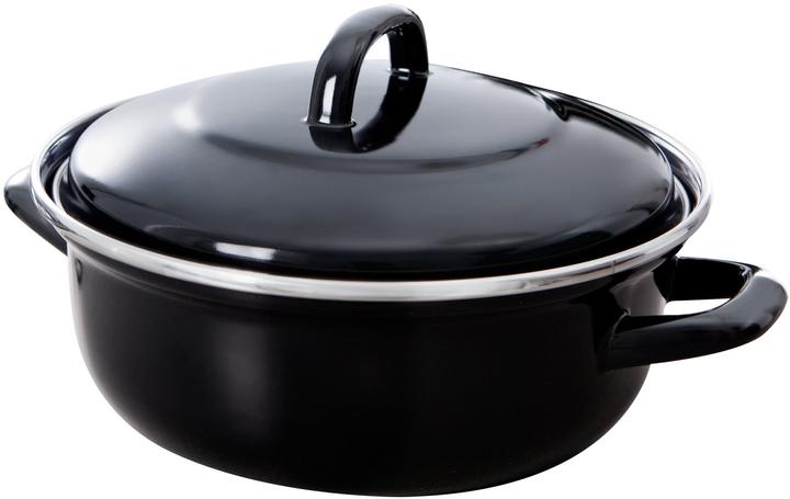 BK Fortalit Braadpan - 30 cm / 5L - Emaille (30 cm, Bräter + Schmortopf)