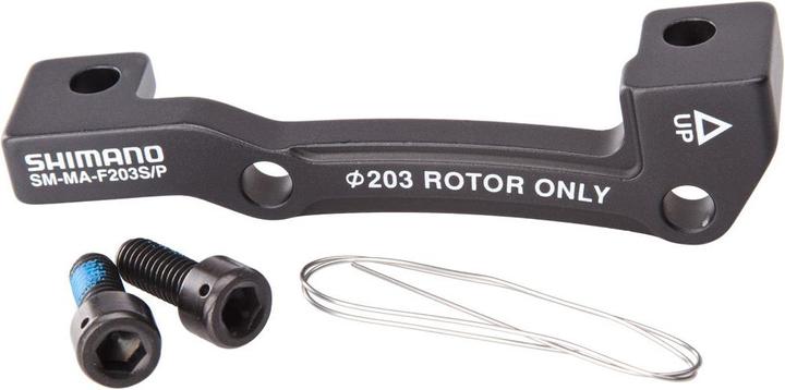 Actual product image Shimano SM-MA-F203S/P Adapter 203mm front wheel