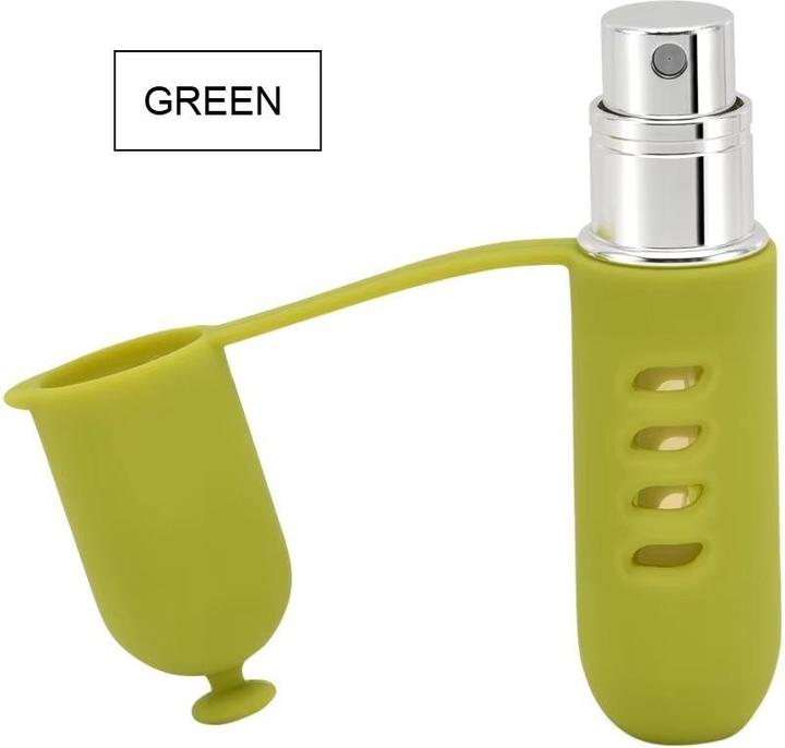 Actual product image Swissdetector 1 Pc - Mini Empty Fragrance Atomizer - 5Ml - Green (5 ml)