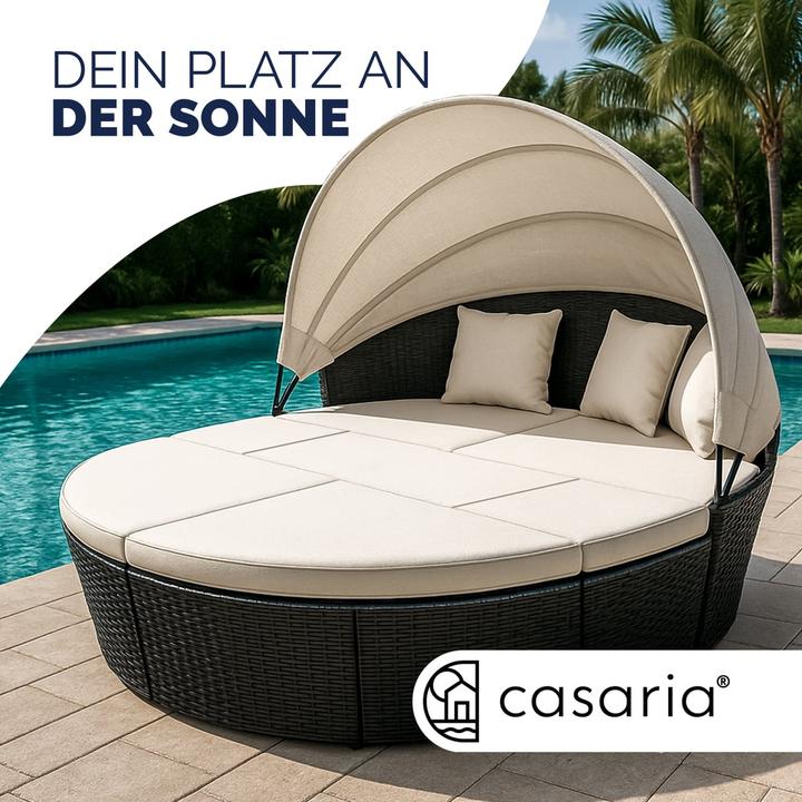 Produktbild Casaria Poly Rattan Sonneninsel