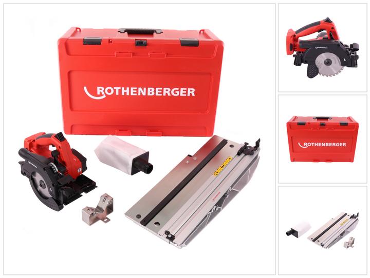 Image du produit Rothenberger PIPECUT mini scie universelle sans fil 18 V 125 mm + lame + coffret - sans batterie, sans chargeur