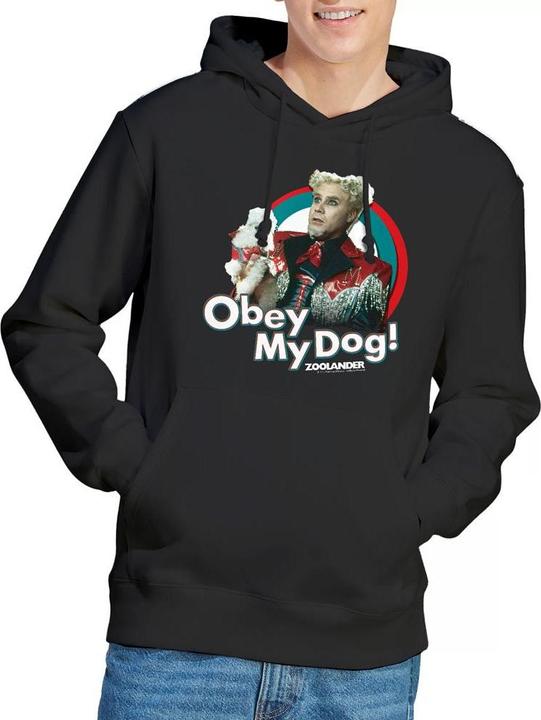 Immagine prodotto Zoolander Obey My Dog Felpa con Cappuccio Uomo (XL)