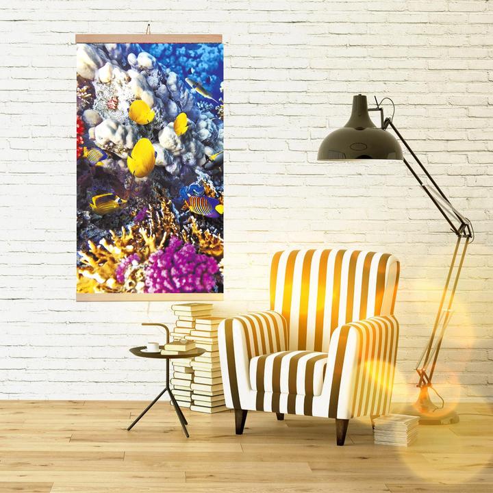 Actual product image Trio Infrared heater - flexible heating plate 430W design 6 coral reef, dimensions 100x57cm (430 W)