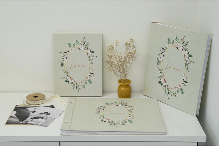 Image du produit Exacompta Album photos à vis 40 pages blanches - Format 37x29cm - CHAMPÊTRE - Visuel (37 x 29 cm)