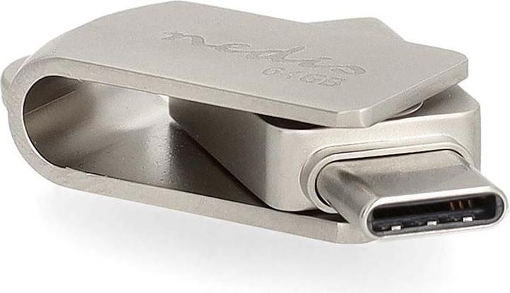 Productafbeelding Nedis Flash drive - 64 GB - USB-A/USB-C - Leessnelheid: 90 MB/s - Schrijfsnelheid: (64 GB, USB-A, USB-C)