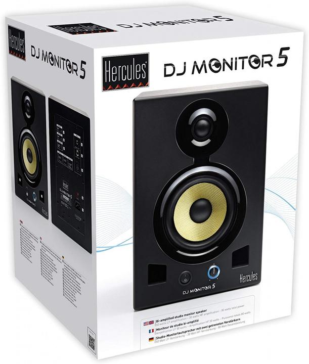 Produktbild Hercules DJ Monitor 5 (Aktiv, Paar, 2x 80 W)
